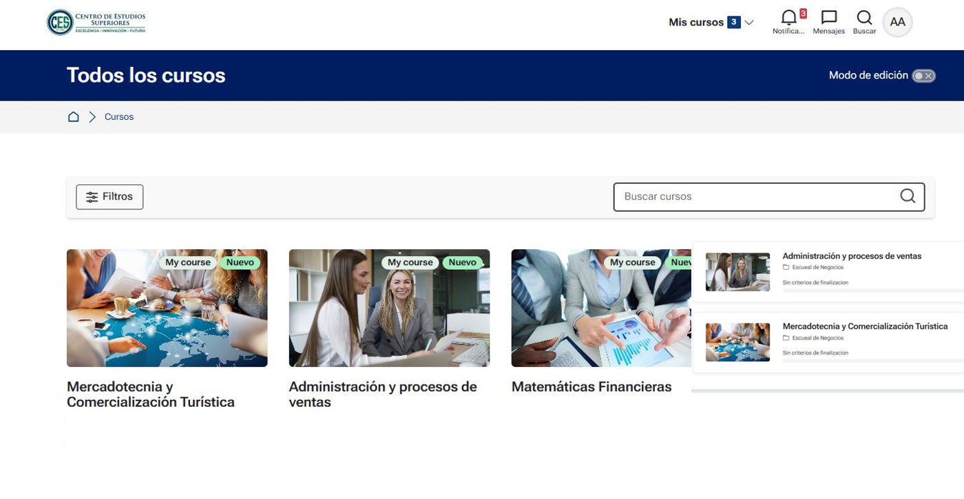 plataforma e learning para profesores